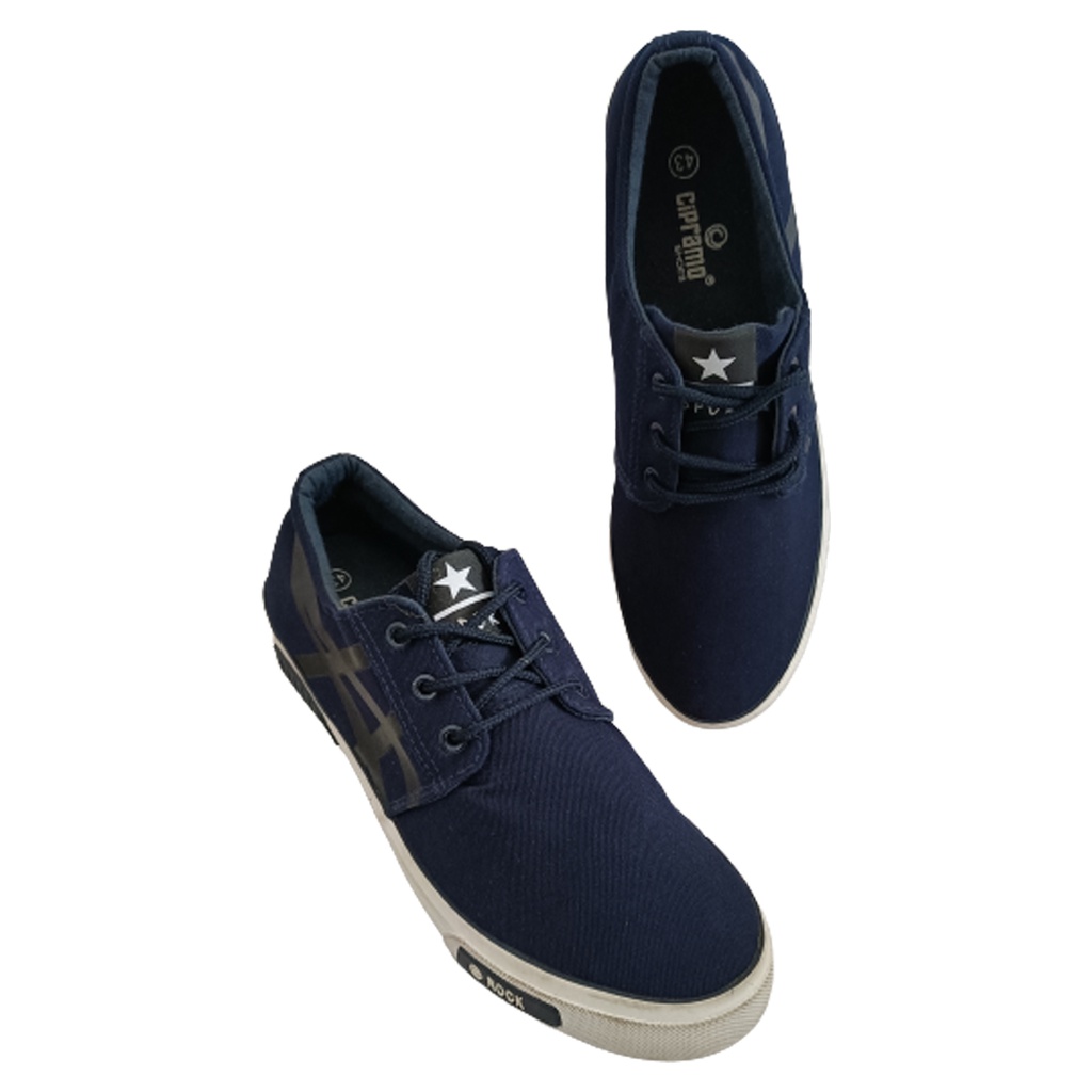 CIPRAMO SD43 MEN S CASUAL SNEAKERS BLUE WHITE